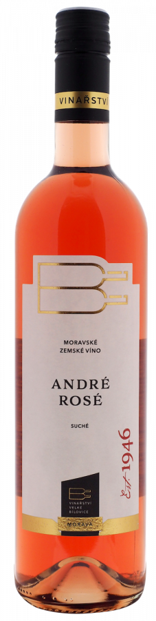 André rosé moravské zemské, suché
