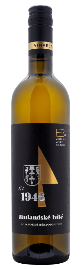RULANDSKÉ BÍLÉ 2021 - pozdní sběr, polosuché