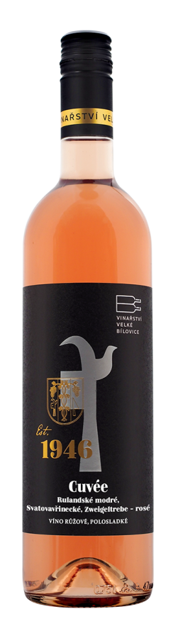 CUVÉE ROSÉ - moravské zemské, polosladké