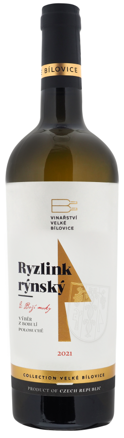 Ryzlink rýnský 2021 výběr z bobulí, polosuché