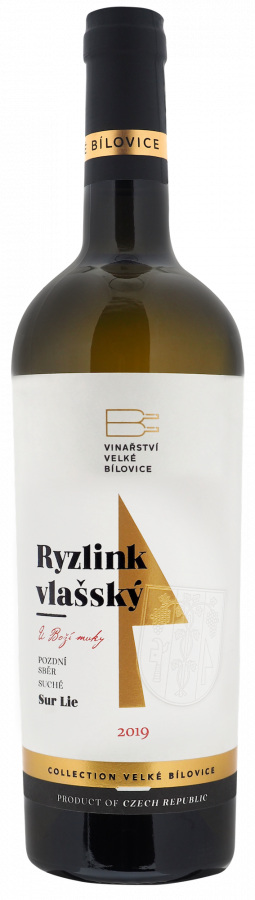 Ryzlink vlašský SUR LIE 2019 pozdní sběr, suché