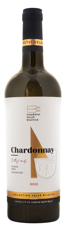 Chardonnay 2022 pozdní sběr, polosuché