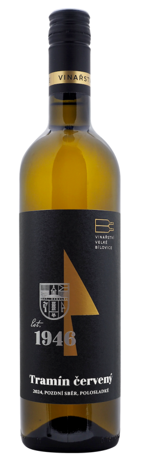 Tramín červený 2024 - pozdní sběr, polosladké