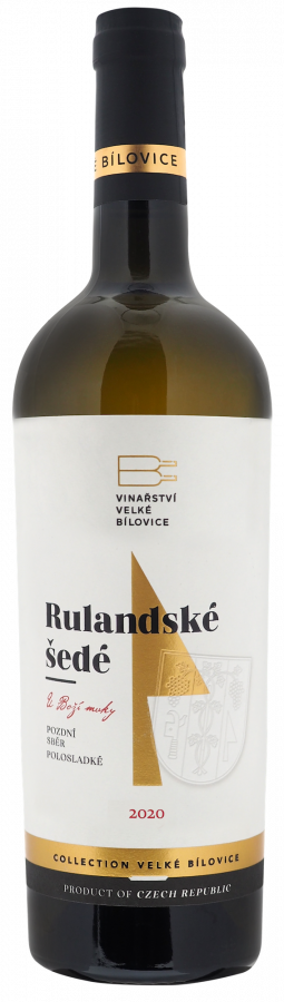 Rulandské šedé 2020 pozdní sběr, polosladké